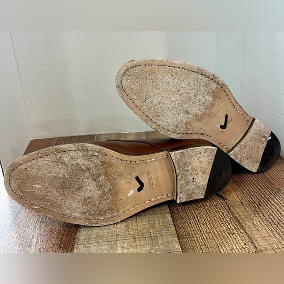 J. Crew Factory Leather cap toe shoes BS113 dark brown 7 men’s main image 2
